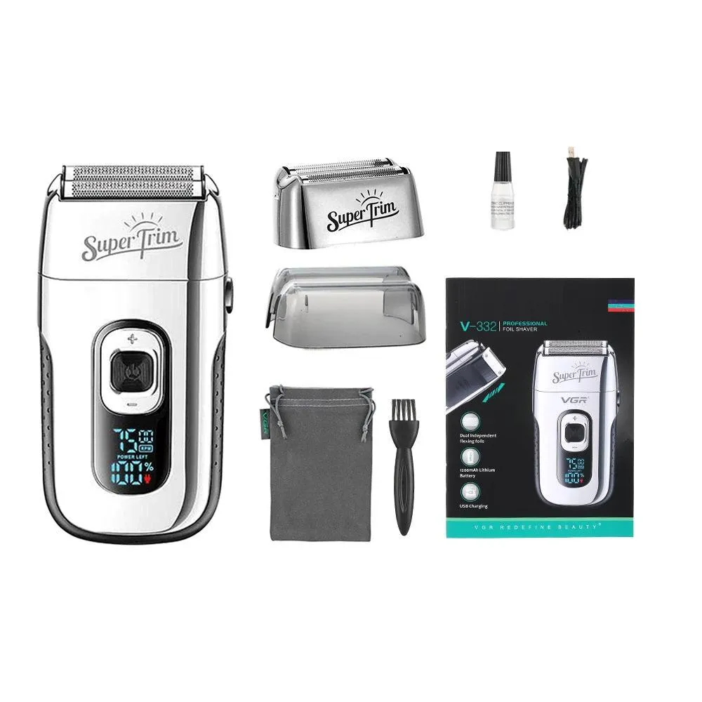 Digital Display Hair Clipper Men's Bald Reciprocating Shaver