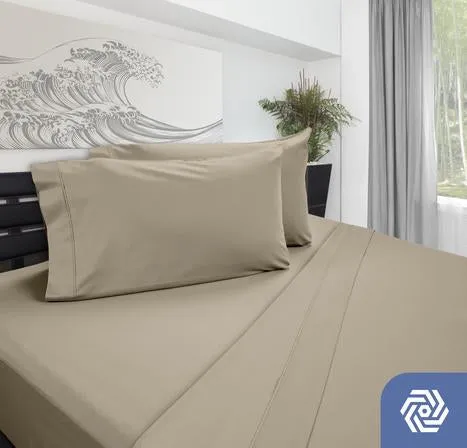 DreamChill Enhanced Bamboo Sheet Set by DreamFit - Receive FREE DreamComfort Mattress Protector with Purchase