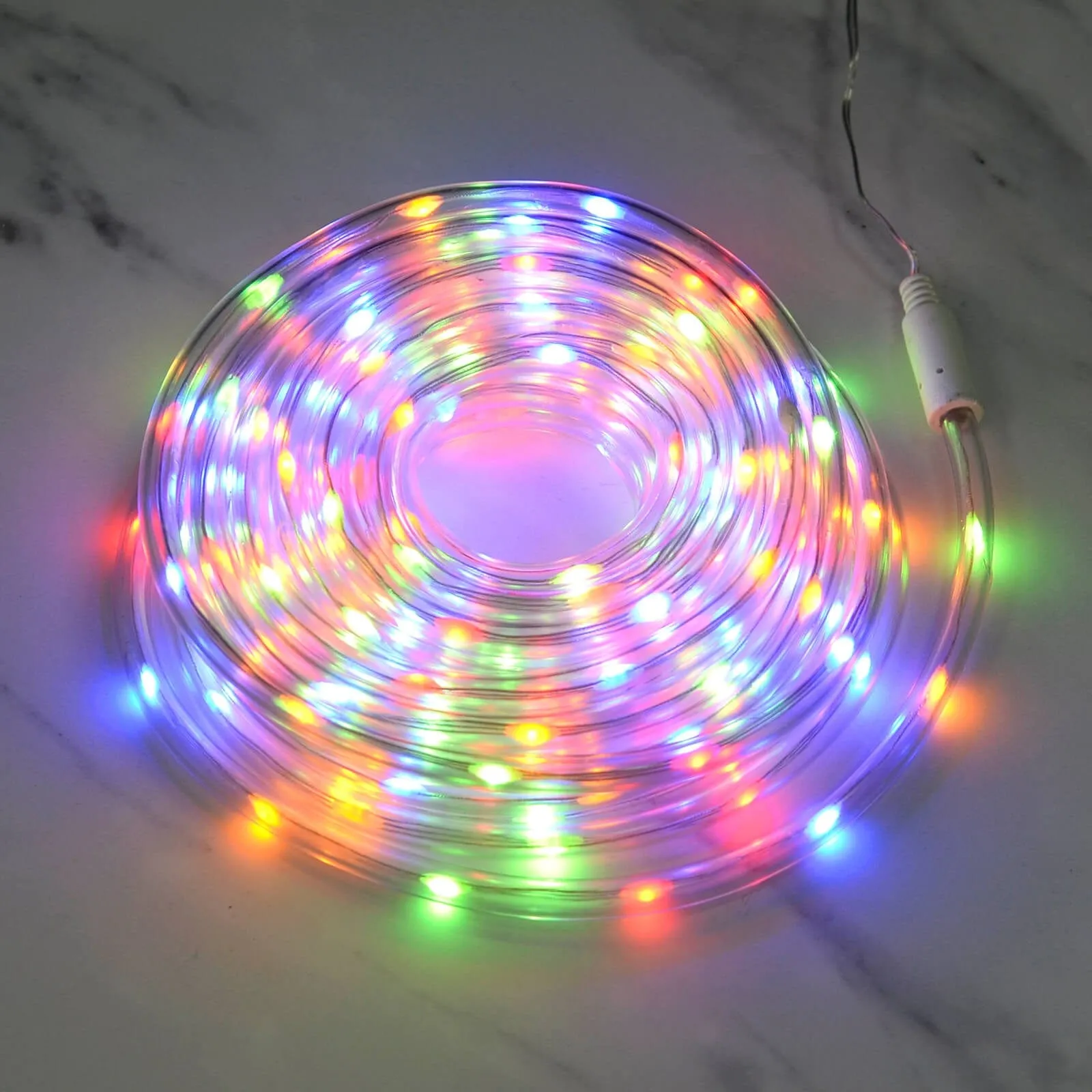 Dual Colour LED Rope Light Indoor Outdoor Multi Function 10m