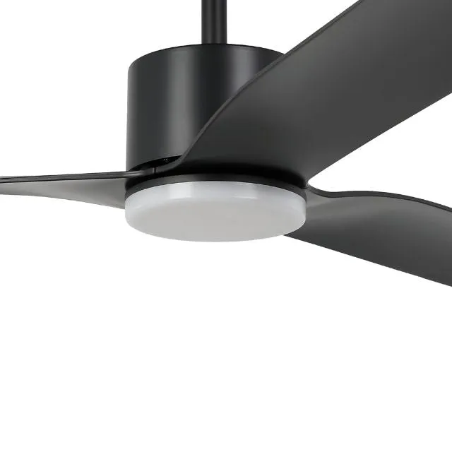 Eglo Iluka 52 Inch DC Fan 18W LED Tri-Col Black