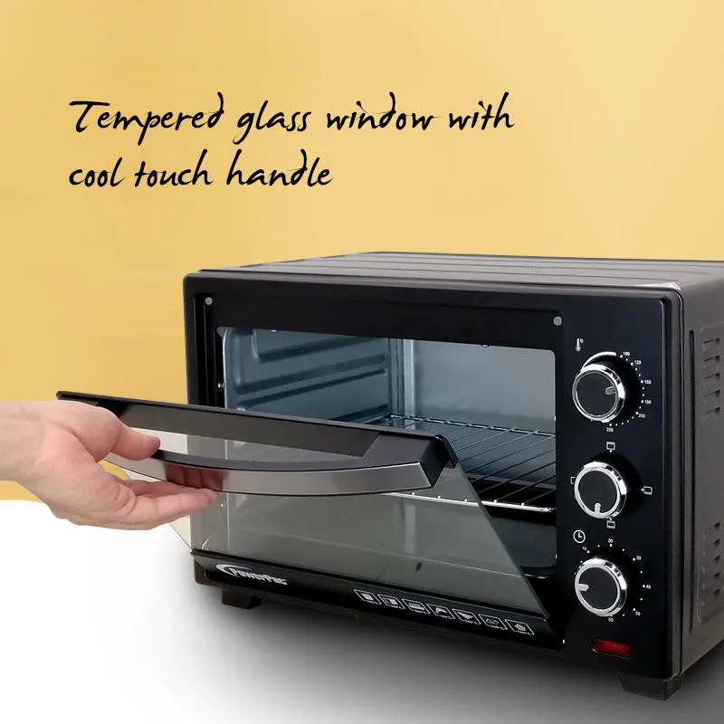 Electric Oven 25L with 1 sets of baking tray and grill and heating selector (PPT25 DDQ-A01G1)