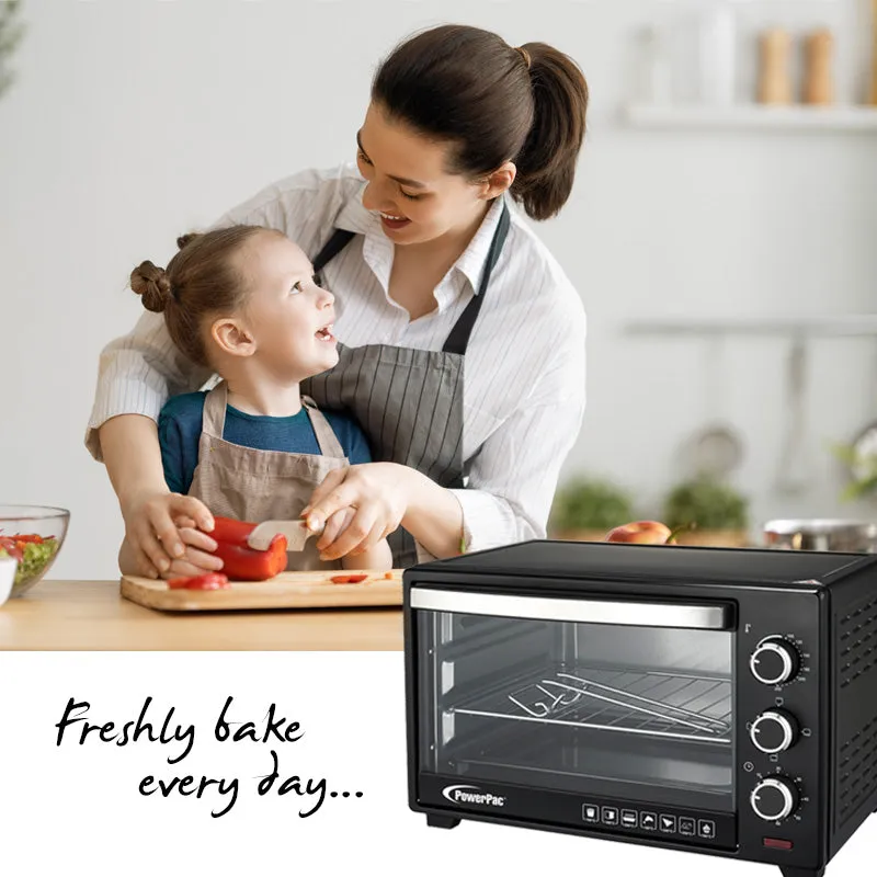 Electric Oven 25L with 1 sets of baking tray and grill and heating selector (PPT25 DDQ-A01G1)