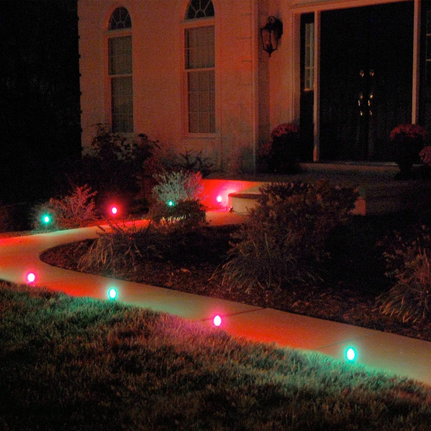 Electric Pathway Lights with 8 LED Bulbs