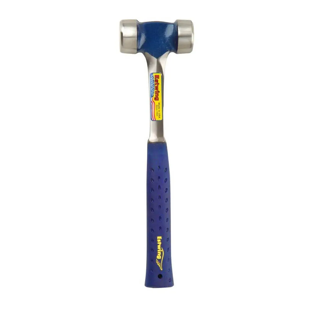 Estwing E3-40L 40 oz. x 14 in. Double Head Smooth Face BLUE SHOCK REDUCTION GRIP Solid Steel Lineman's Hammer