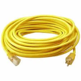 Extension Cord 12/3 Outdoor 1-Tap Hi-Vis 50 ft