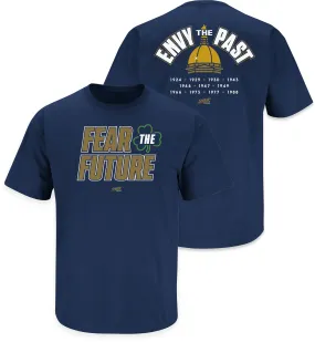 Fear The Future - Envy The Past T-Shirt for Notre Dame College Fans (SM-5XL)