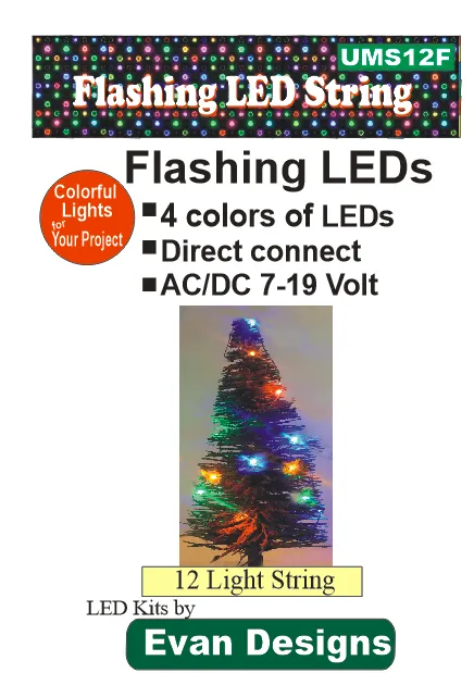 Flashing Colored String Light