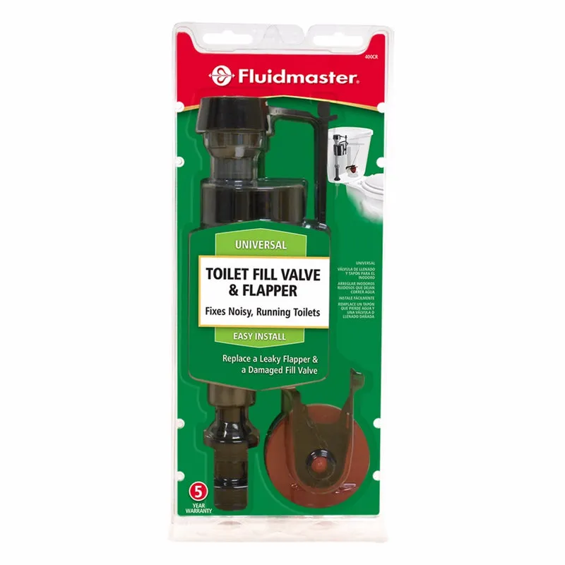 Fluidmaster Toilet Repair Kit with Flapper For Universal