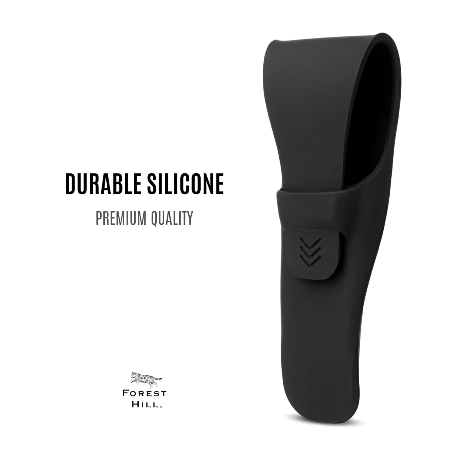 Forest Hill Silicone Shaving Razor Sleeve (Dark Grey)