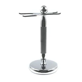 Frank Shaving Chrome Lined Razor & Brush Stand #35