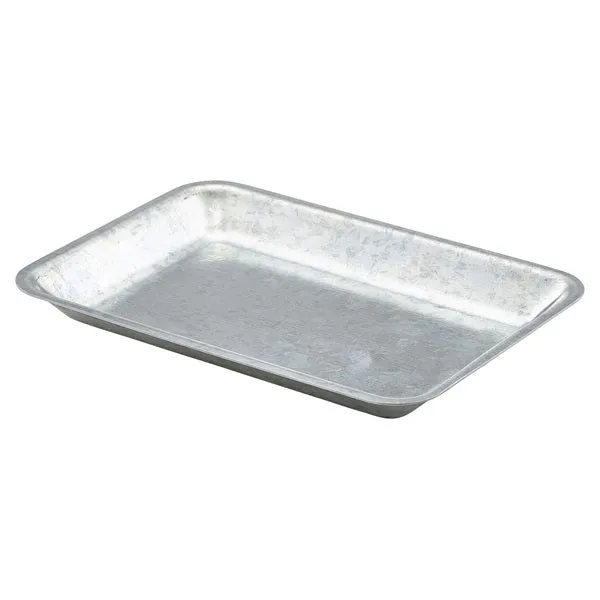 Galvanised Steel Tray 20x14x2cm