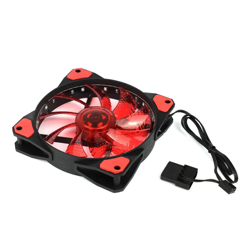 Gamemax Fan GMX AF12R Red LED Single Pack 120mm