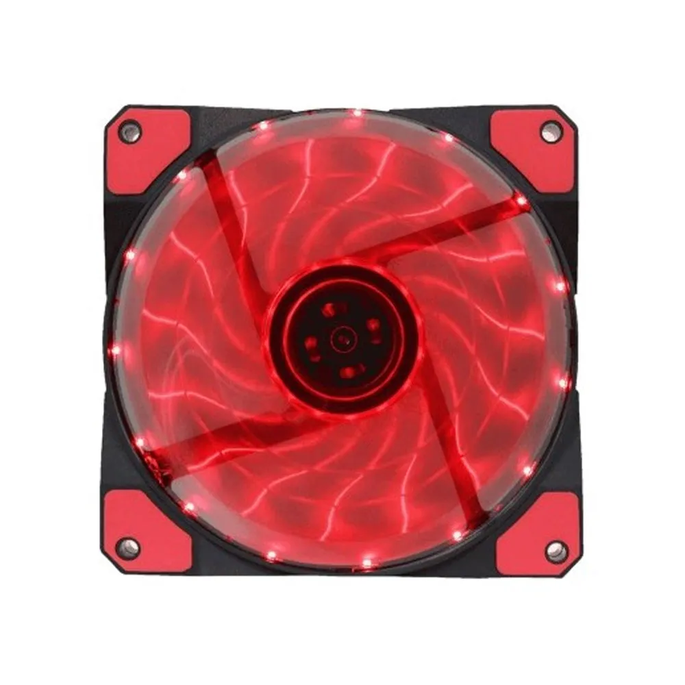 Gamemax Fan GMX AF12R Red LED Single Pack 120mm