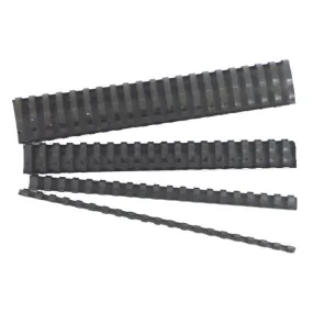 Gbc binding comb 6mm black pk100