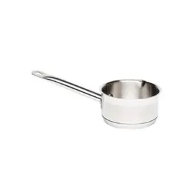 Genware Stainless Steel Milk Pan 1 Litre