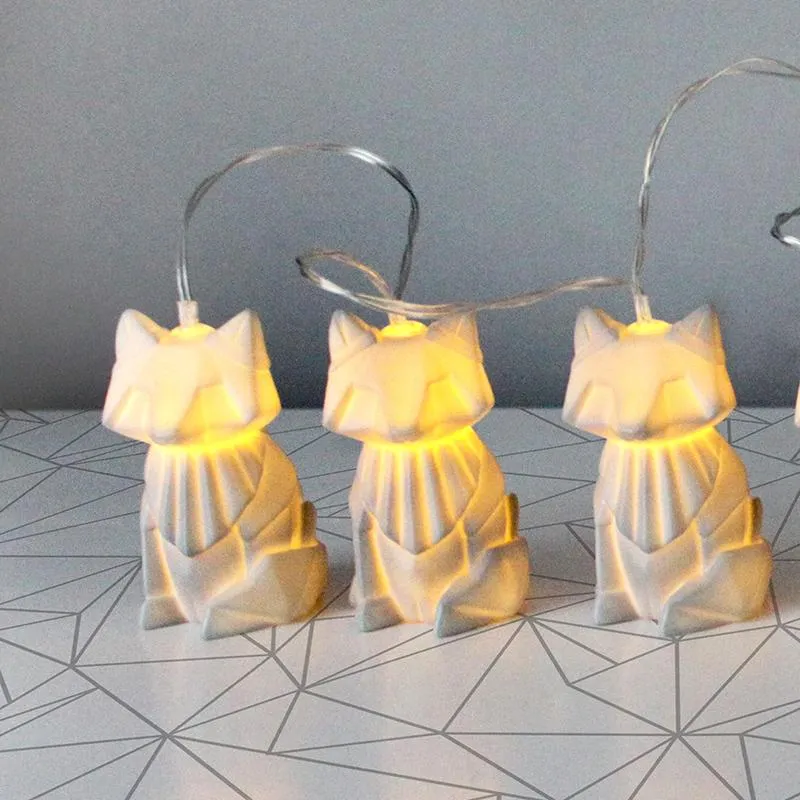 Grey Fox String Lights