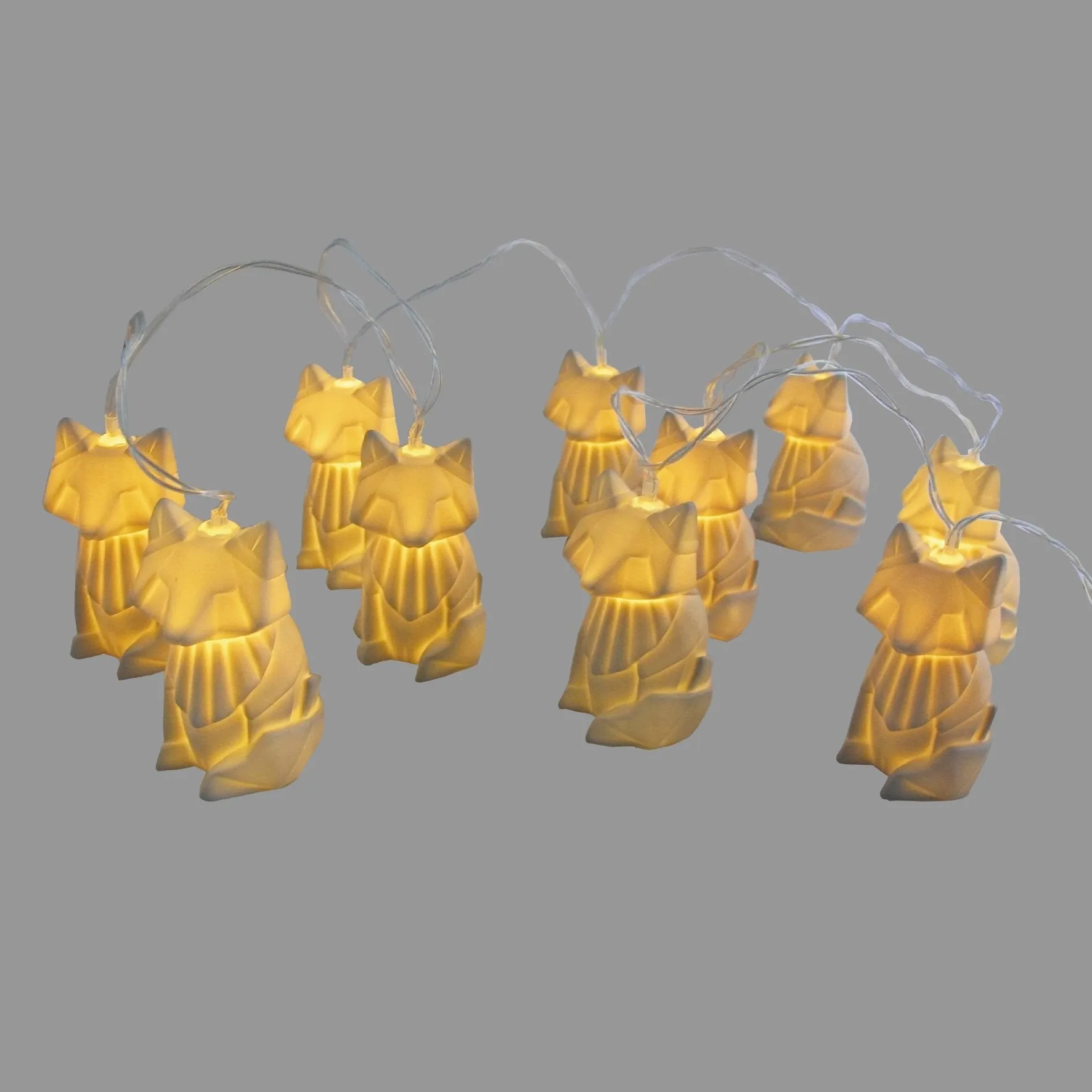 Grey Fox String Lights