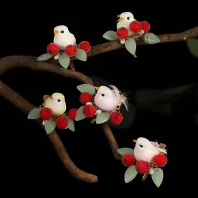 Hair Clip: Birds