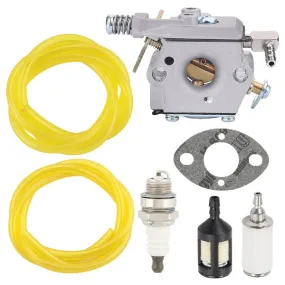 Hipa 640347A Carburetor Kit For Tecumseh TC200 TC300 640347A TM049XA Ice Auger 2-Cycle Engine Snowblower Replaces 640347