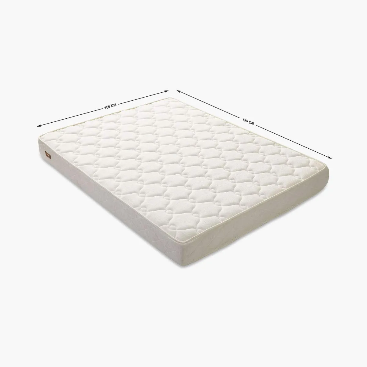 Home Centre Restofit Ultima 6" Orthopedic Mattress with Bonded Foam and Memory Foam 150 x 195 cm, White, Queen (MATTRESS-58)