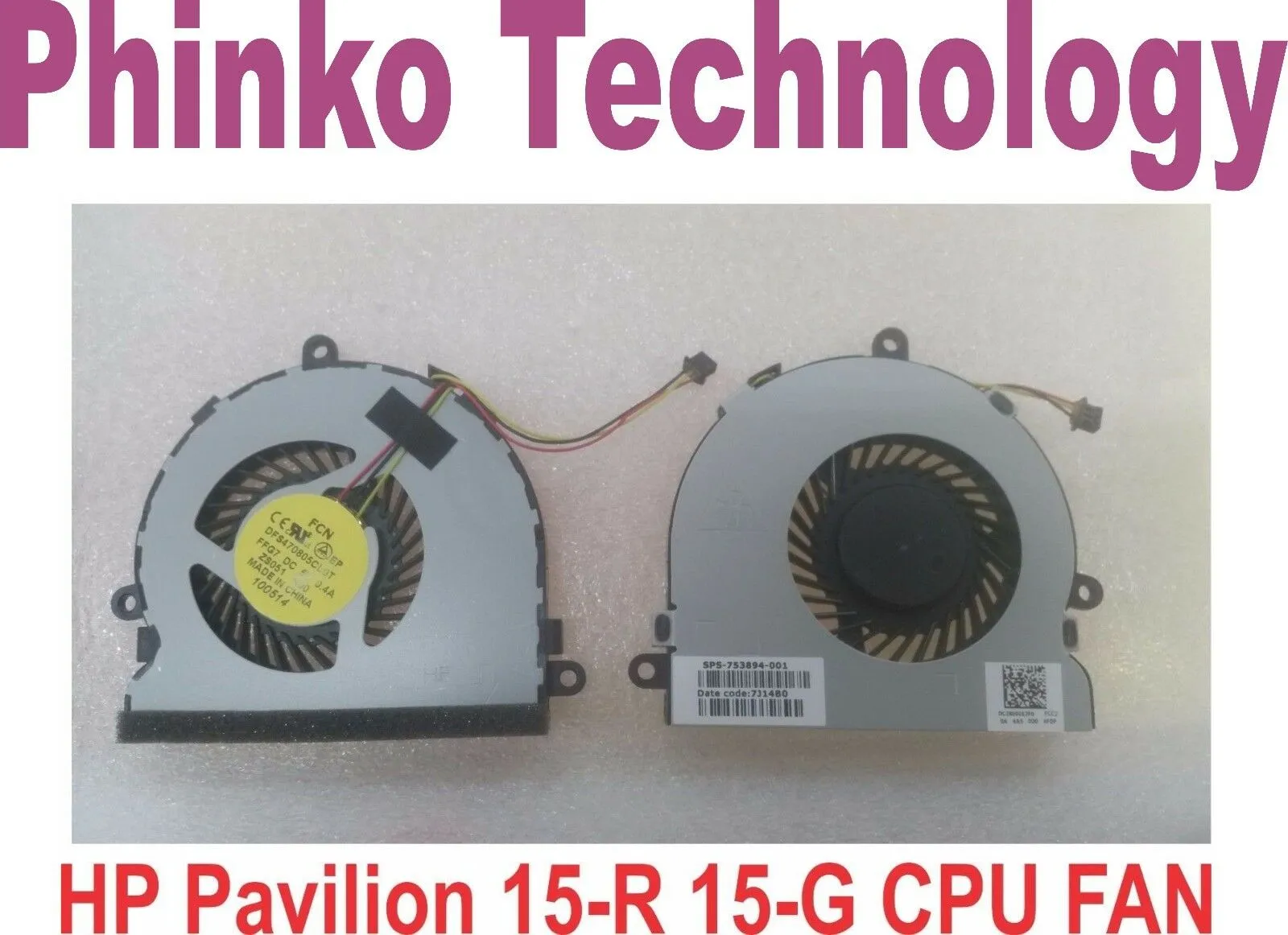 HP Home 15-r038TU 15-r038TX 15-R039CA 15-r039nf 15-r039TU Laptop Fan 3 Pin