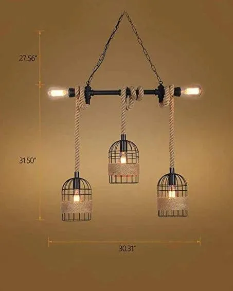 Industrial Antique Retro Metal Pendant Chandelier Lighting