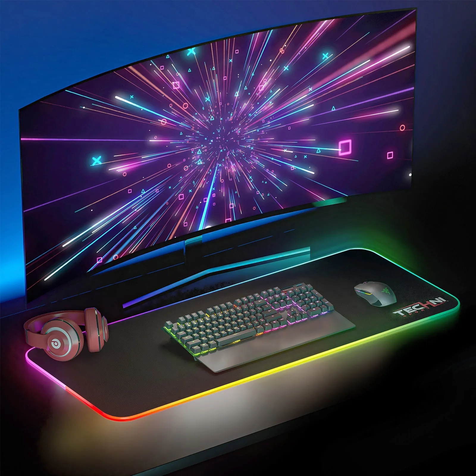 Jedi RGB 31.5” Soft Gaming Pad