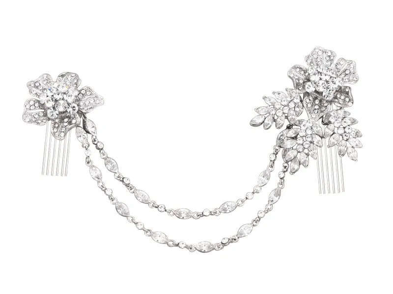 Kirsten Crystal Headdress Tiara