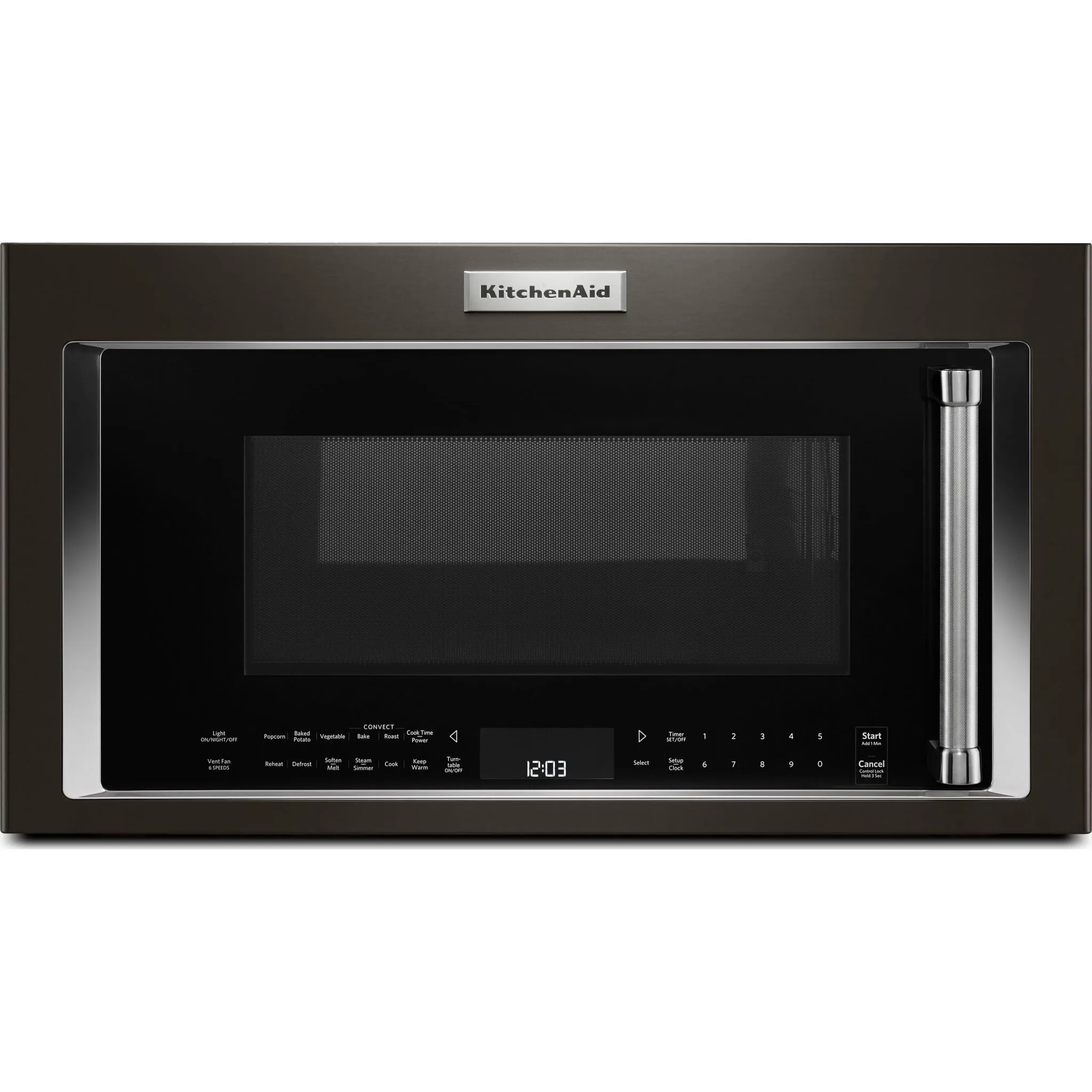 KitchenAid  900-Watt Convection Microwave Hood Combination (YKMHC319EBS)