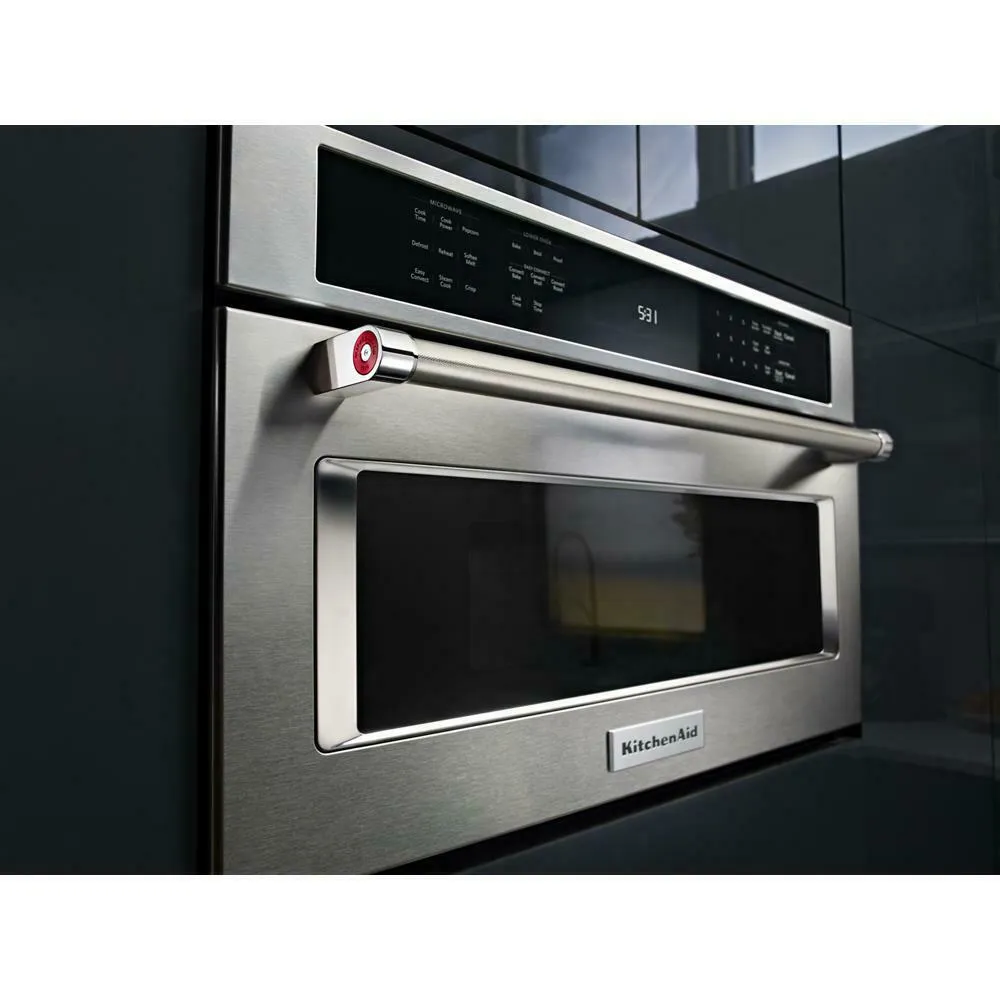 Kitchenaid KMBP100ESS 30" Built In Microwave Oven with Convection Cooking