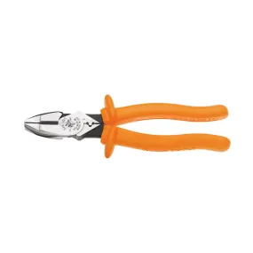 Klein Tools D213-9NE-CR-INS Cutting Crimping Pliers, Insulated, 9"