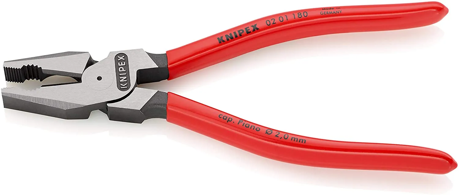 Knipex 02 01 180 High Leverage Combination Pliers 7"