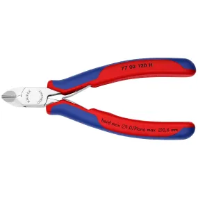 Knipex 77 02 120 H 4 3/4" Electronics Diagonal Cutters-Carbide Metal Cutting Edges