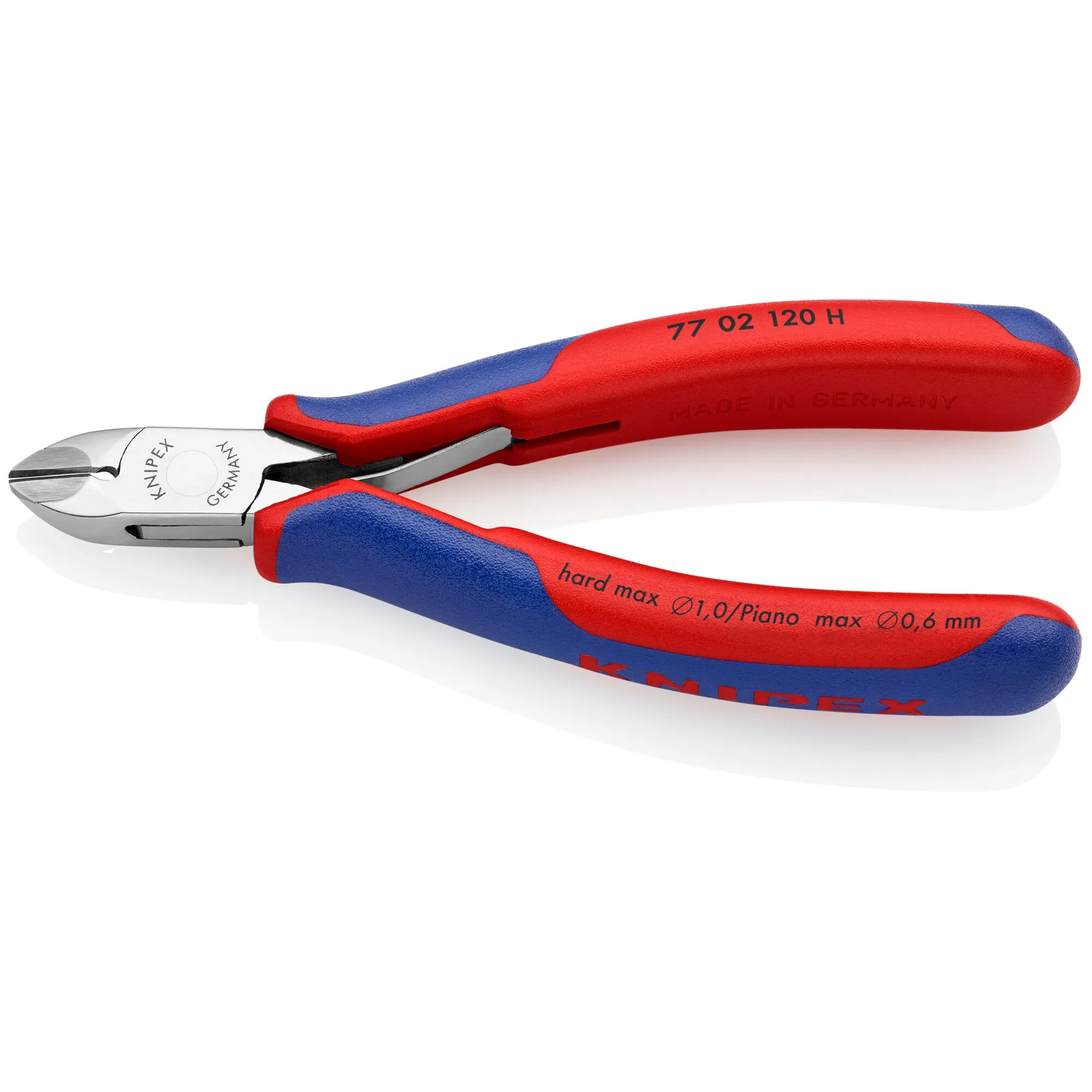 Knipex 77 02 120 H 4 3/4" Electronics Diagonal Cutters-Carbide Metal Cutting Edges