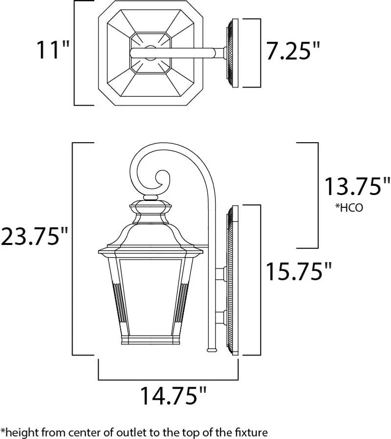 Knoxville LED Outdoor Wall Sconce