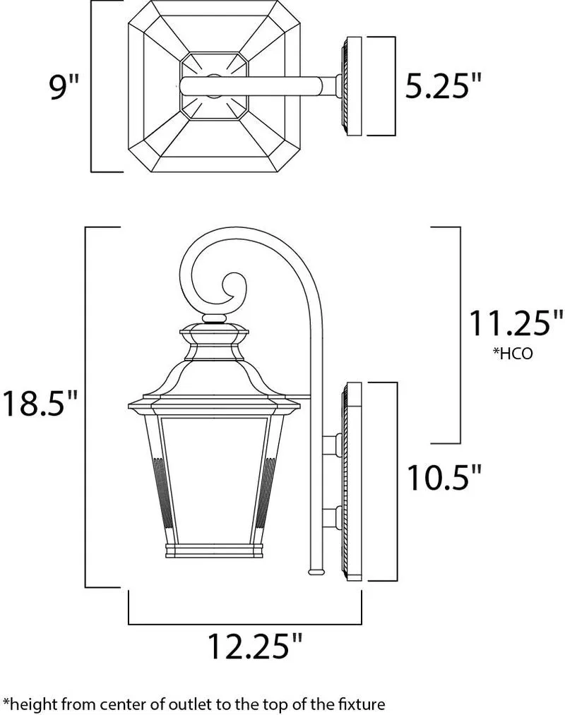 Knoxville LED Outdoor Wall Sconce