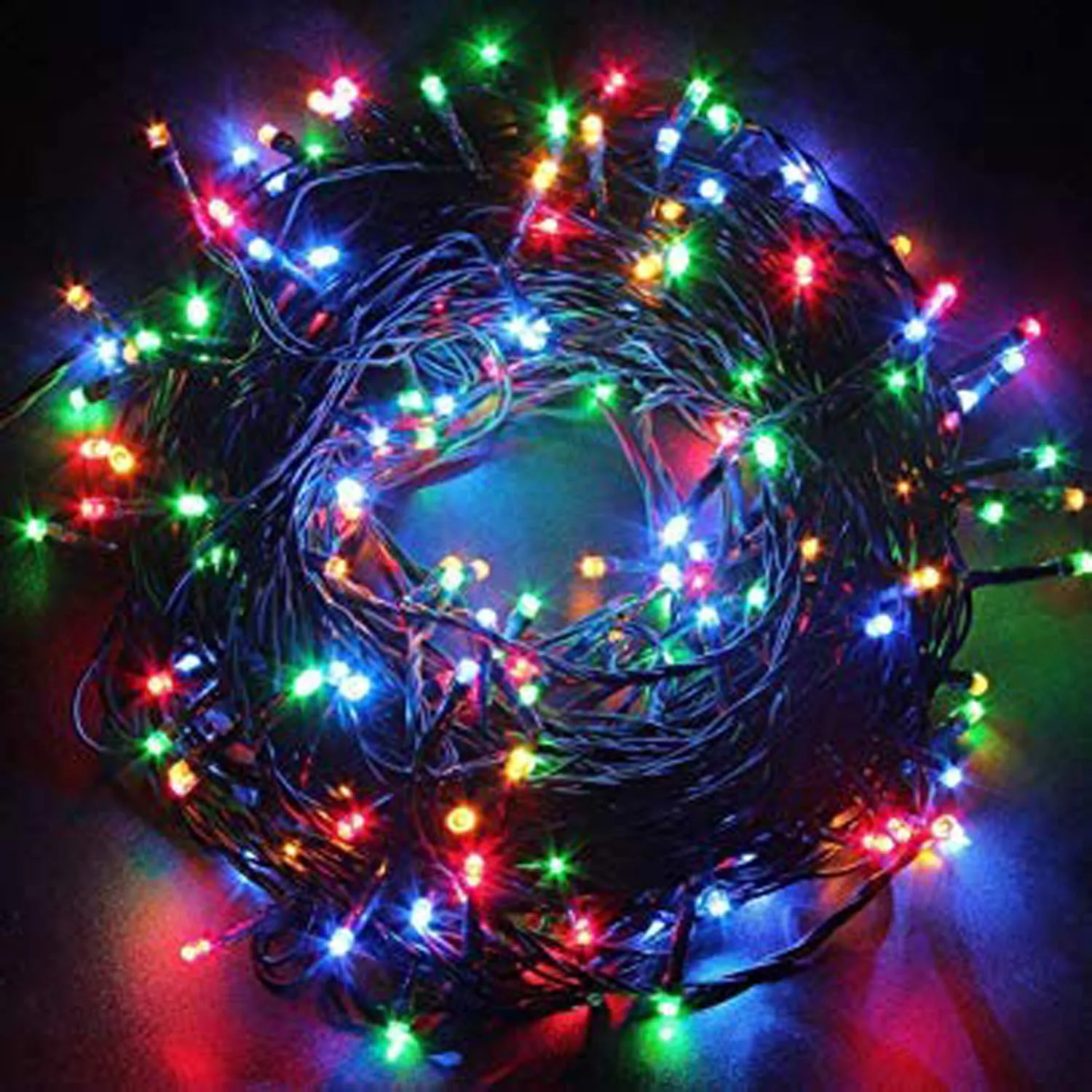 Kuber Industries 10 Meter Diamond LED's Waterproof Fairy Decorative String Light - Red Green Blue - Decoration Indoor/Outdoor for Party Wedding Diwali-CTKTC022975