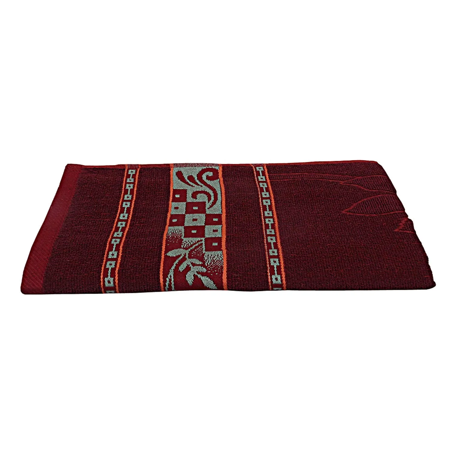 Kuber Industries 100% Cotton 3 Pieces Bath Towel 27" x54” (Maroon) -CTKTC28922