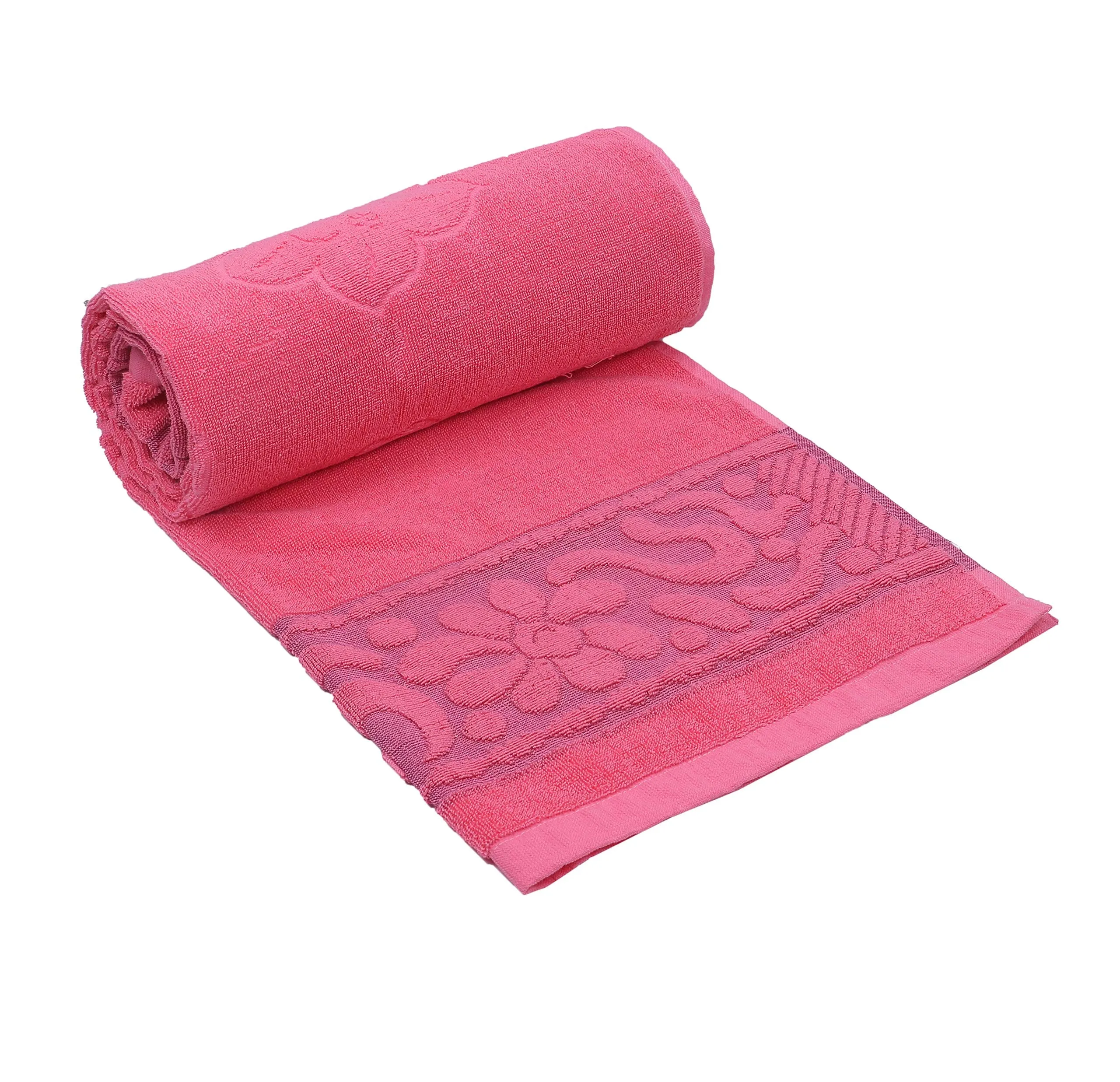 Kuber Industries 100% Cotton 3 Pieces Full Size Bath Towel 30"x60" (Pink)-CTKTC29901