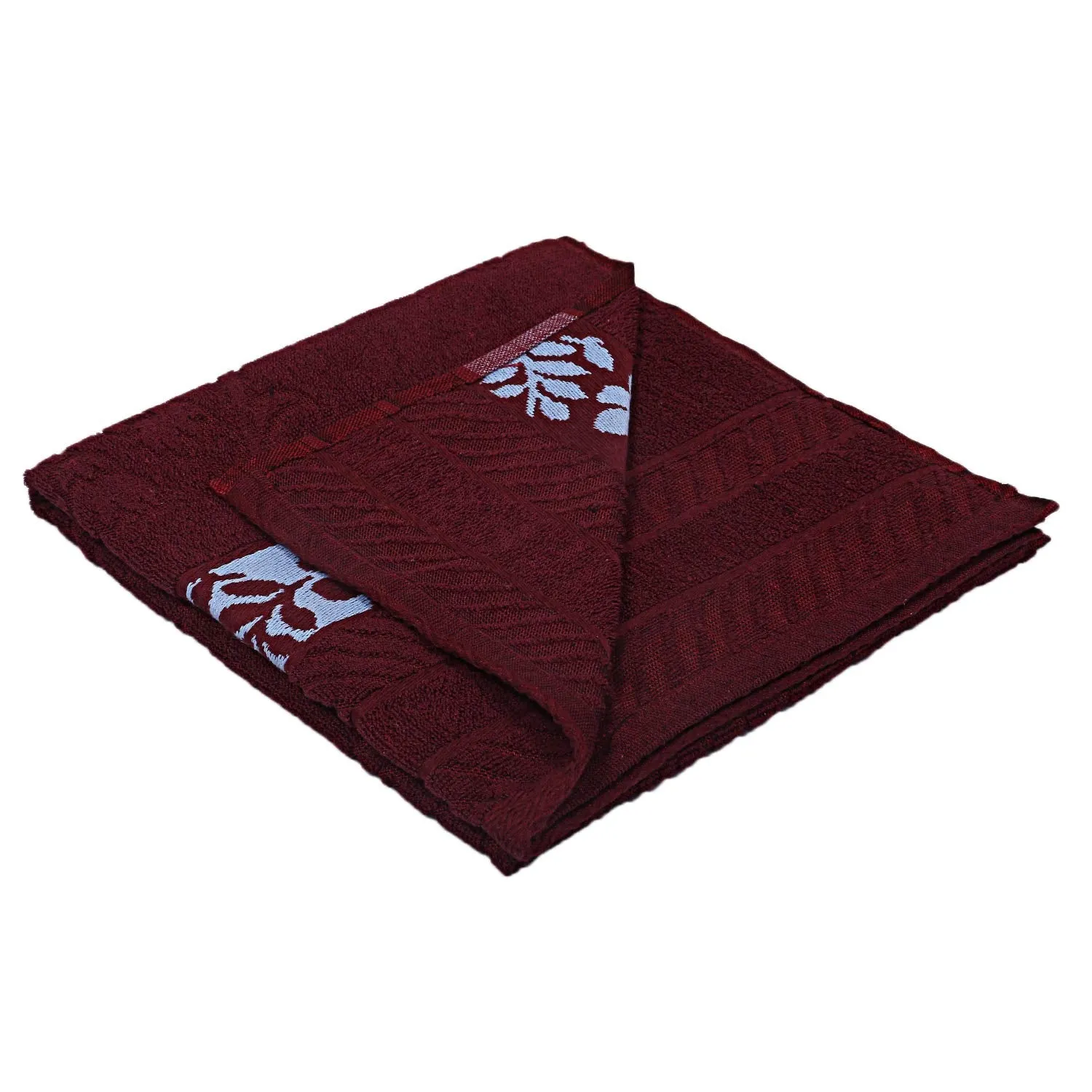 Kuber Industries Cotton Bath Towel 27" x54 (Maroon) -CTKTC28901