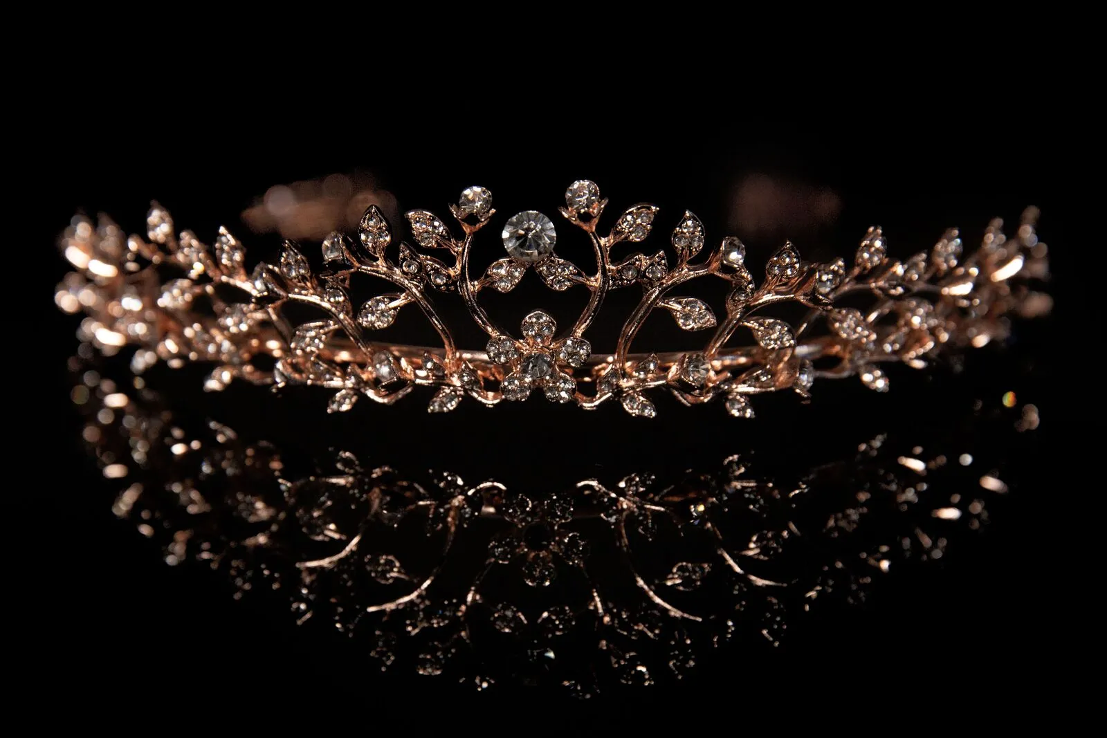 Large Alyssa Tiara Rose Gold