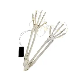 Lawn Stake Skeleton Arm with LED Lights