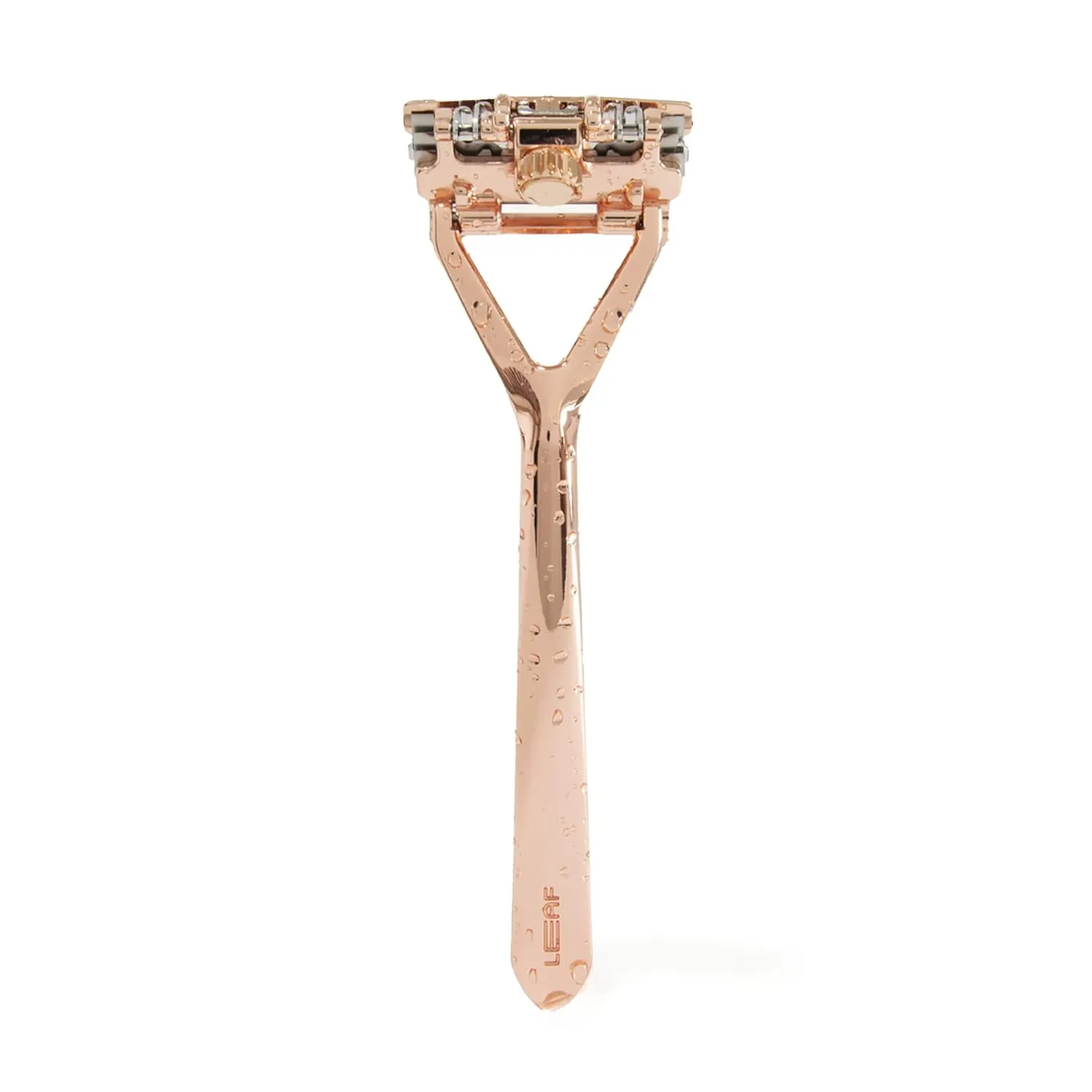 Leaf Razor, Eco-Friendly Razor for Women & Men, Multi-Blade, Pivoting Head Razor with Stainless Steel Blades