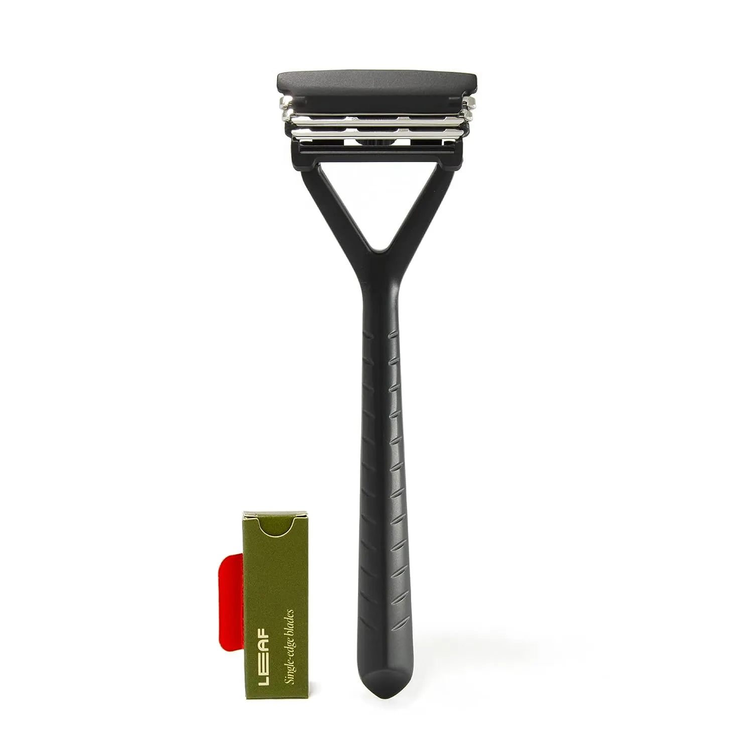 Leaf Razor, Eco-Friendly Razor for Women & Men, Multi-Blade, Pivoting Head Razor with Stainless Steel Blades