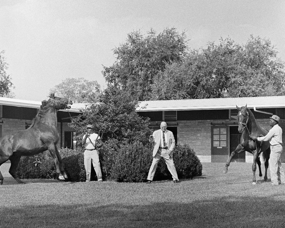 Leslie Combs with Nashua and Swaps