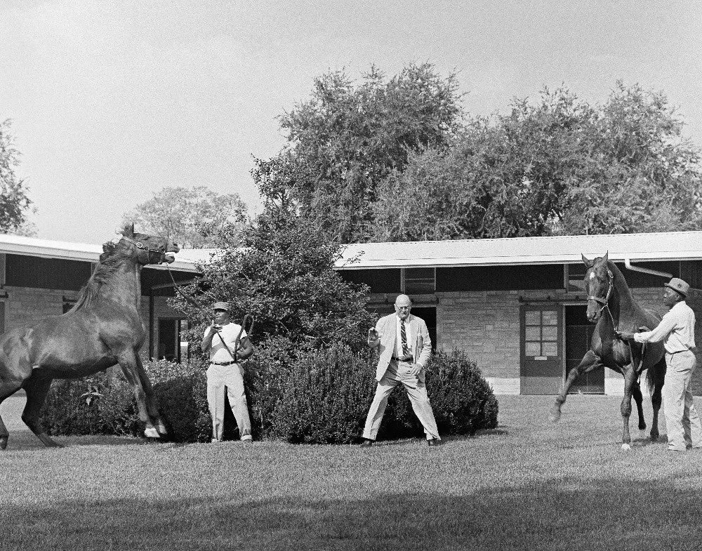 Leslie Combs with Nashua and Swaps