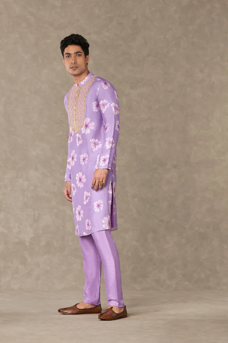 Lilac Parijat Kurta