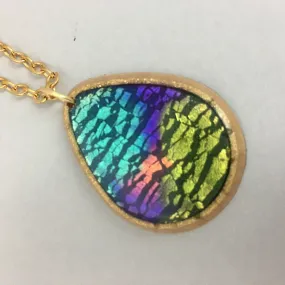 Liquid Sculpey® Bezeled Crackle Pendant