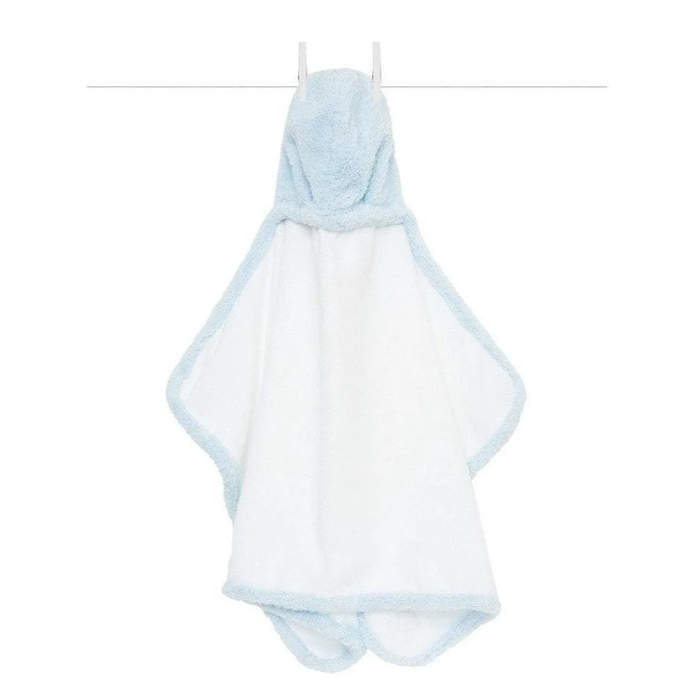 Little Giraffe Chenille Hooded Bath Towel Blue