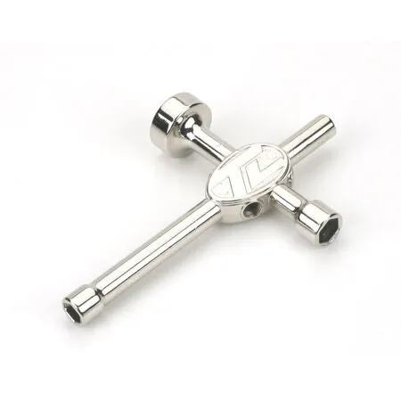 Losi 4-Way Wrench Steel (17mm, 10mm, 8mm, 1/4"): LST2, XXL/2